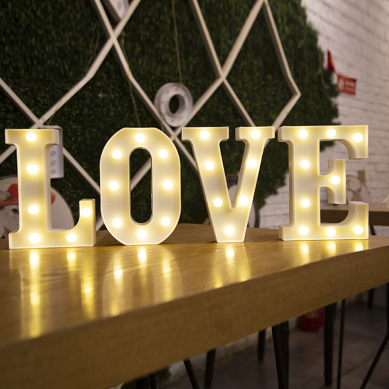 Luxury Lifestyle Items - Luxe Alfabet Letter LED-verlichting Lichtgevend Nummer