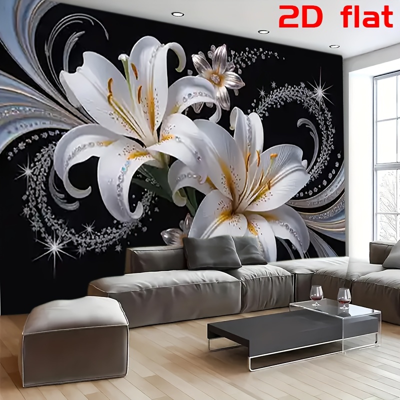 Luxe witte lelies bloementapij - Luxury Lifestyle Items recensie en prijs